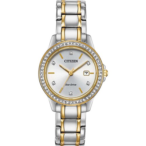  Diamond FE1174-50A Two-Tones Stainless Steel Womens Watch
