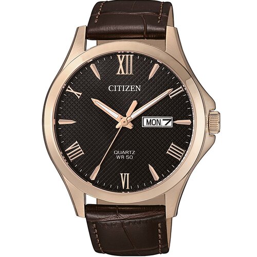 BF2023-01H Brown Leather Mens Watch
