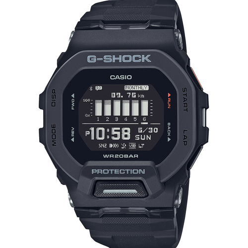 G-Shock GBD200-1 G-Squad Black Digital Watch