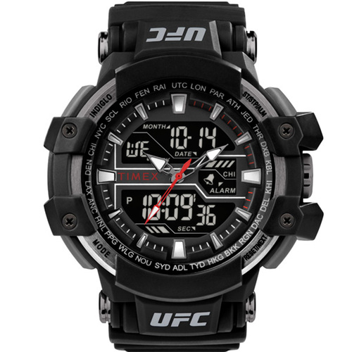 Timex TW5M51800 UFC Combat Black Silicone Mens Watch