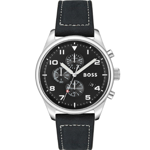 Hugo Boss 1513987 View Leather Mens Watch
